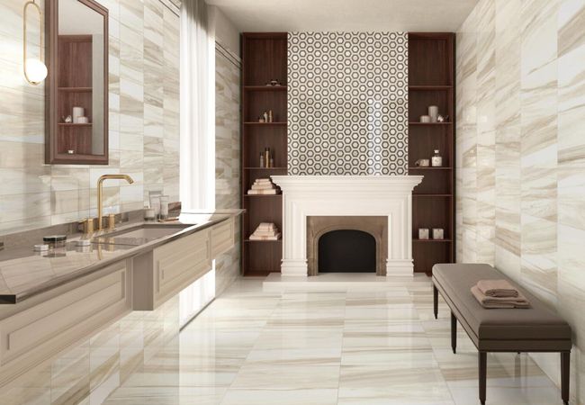 Urban Zebra Stylish Porcelain Tile Taupe view 5