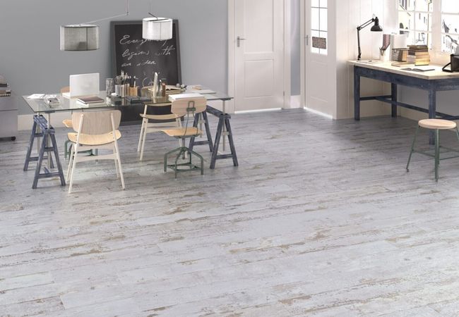 Urban Zebra Larvik Porcelain Tile White view 3
