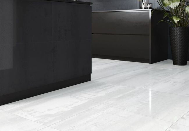 Urban Zebra Metax Porcelain Tile White view 3