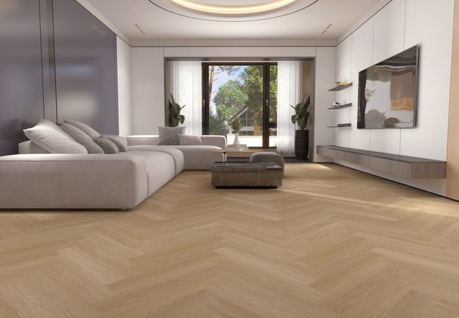 Woden Herringbone Vinyl Plank H03 Honey Oak