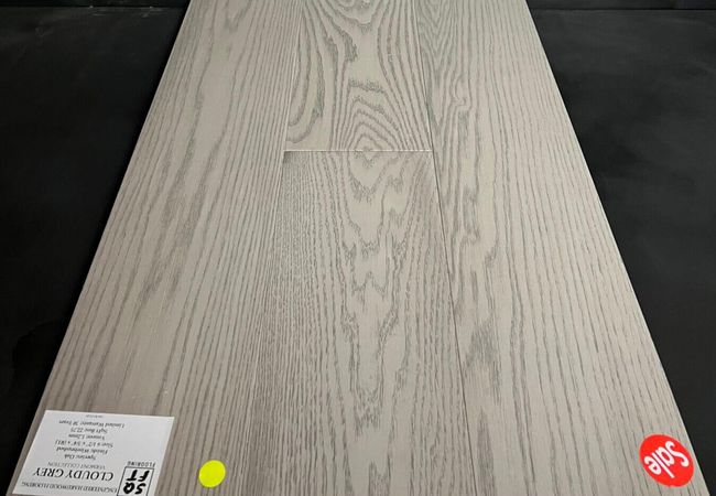 Woden Vermont Oak Engineered Cloud Grey