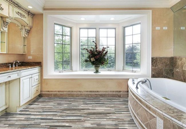XL Flooring Flexiplank Sanded Grey Luxury Vinyl Plank view 2