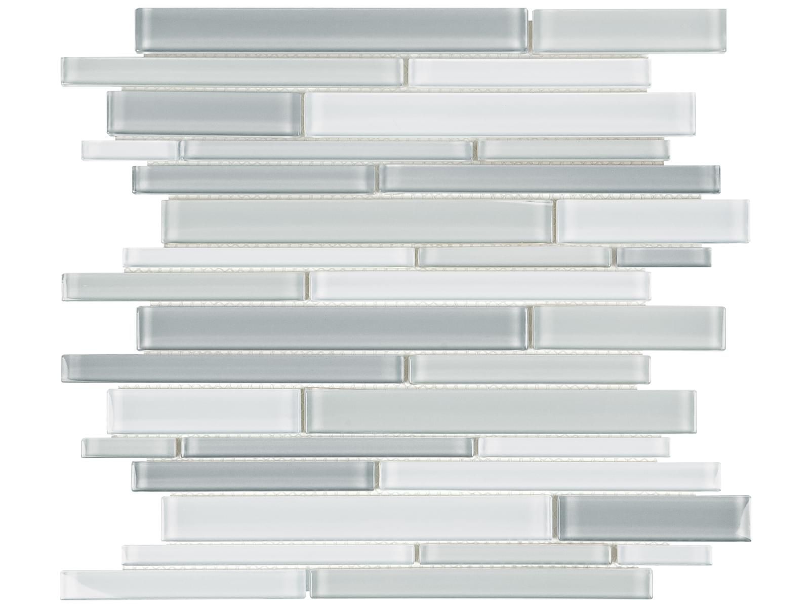 Anatolia Element Grey Blend Random Strip Glossy Mosaic