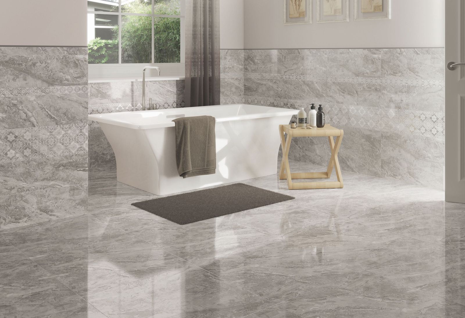 CIFL Midtown Antracite Matte Porcelain Tile 24" x 24", CIFL