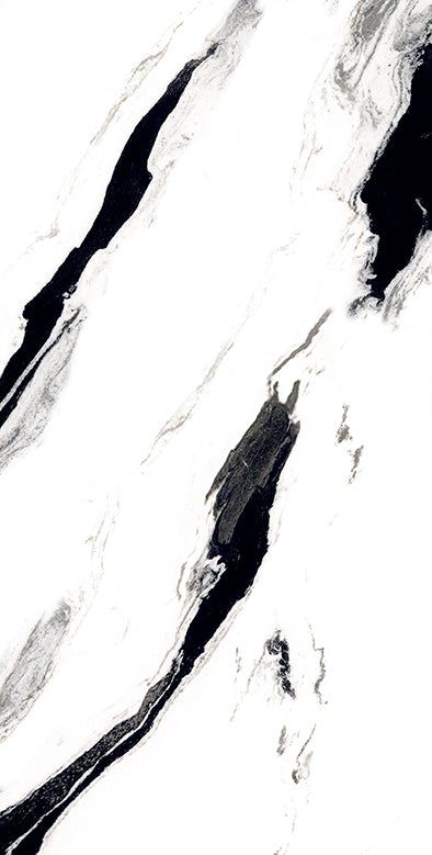 CIFL Porcelain Slabs Panda White Porcelain Slab 32" x 64", CIFL