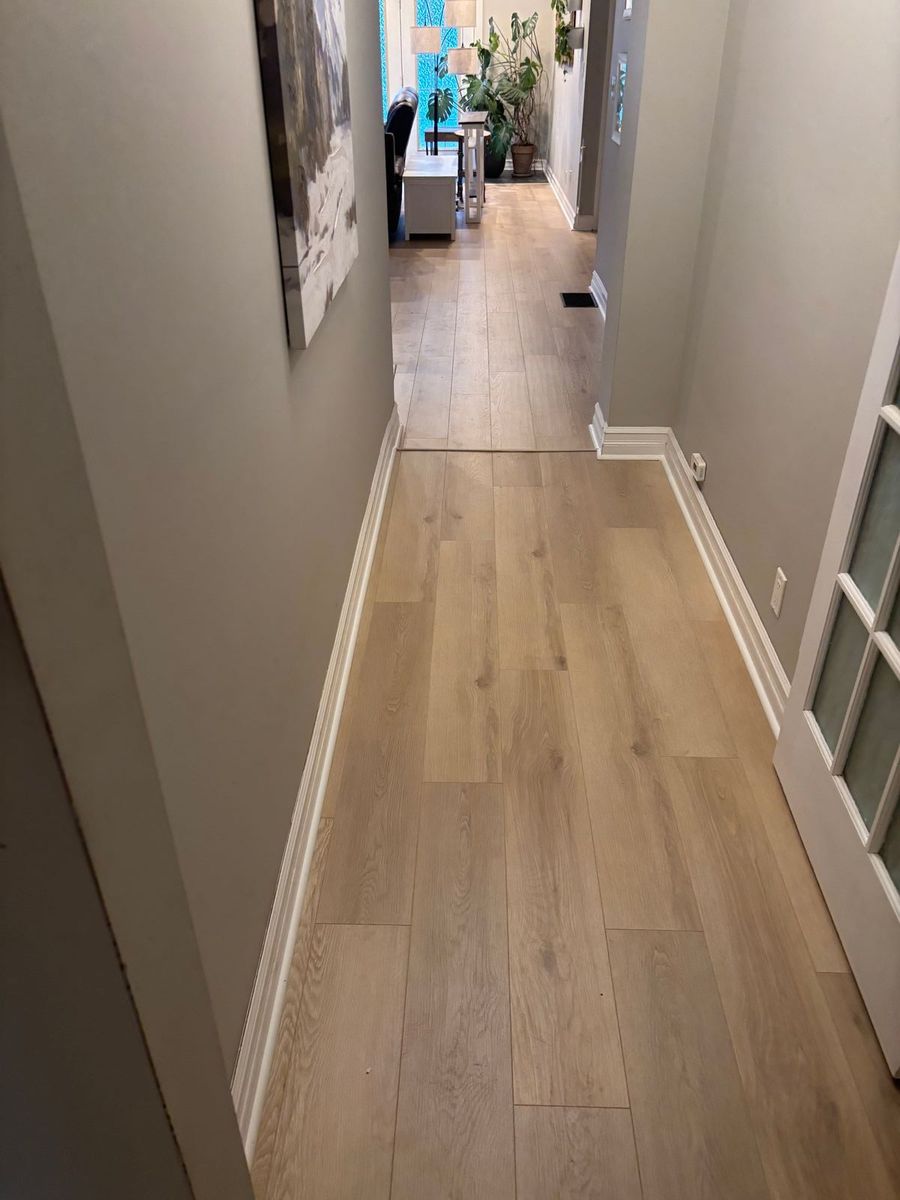 Squarefoot Flooring installation project: Lushes PureLux Laminate Flooring Installation – Charles Rd, Orillia