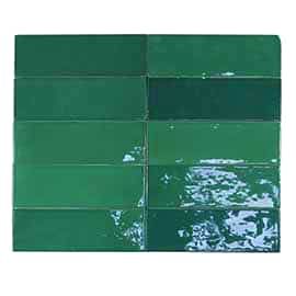 Sarana Tile Safi Emerald Ceramic 2" x 6"
